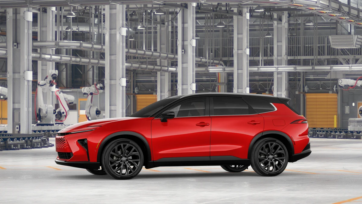 New 2026 Finish Line Red with Black roof Toyota Limited image 3