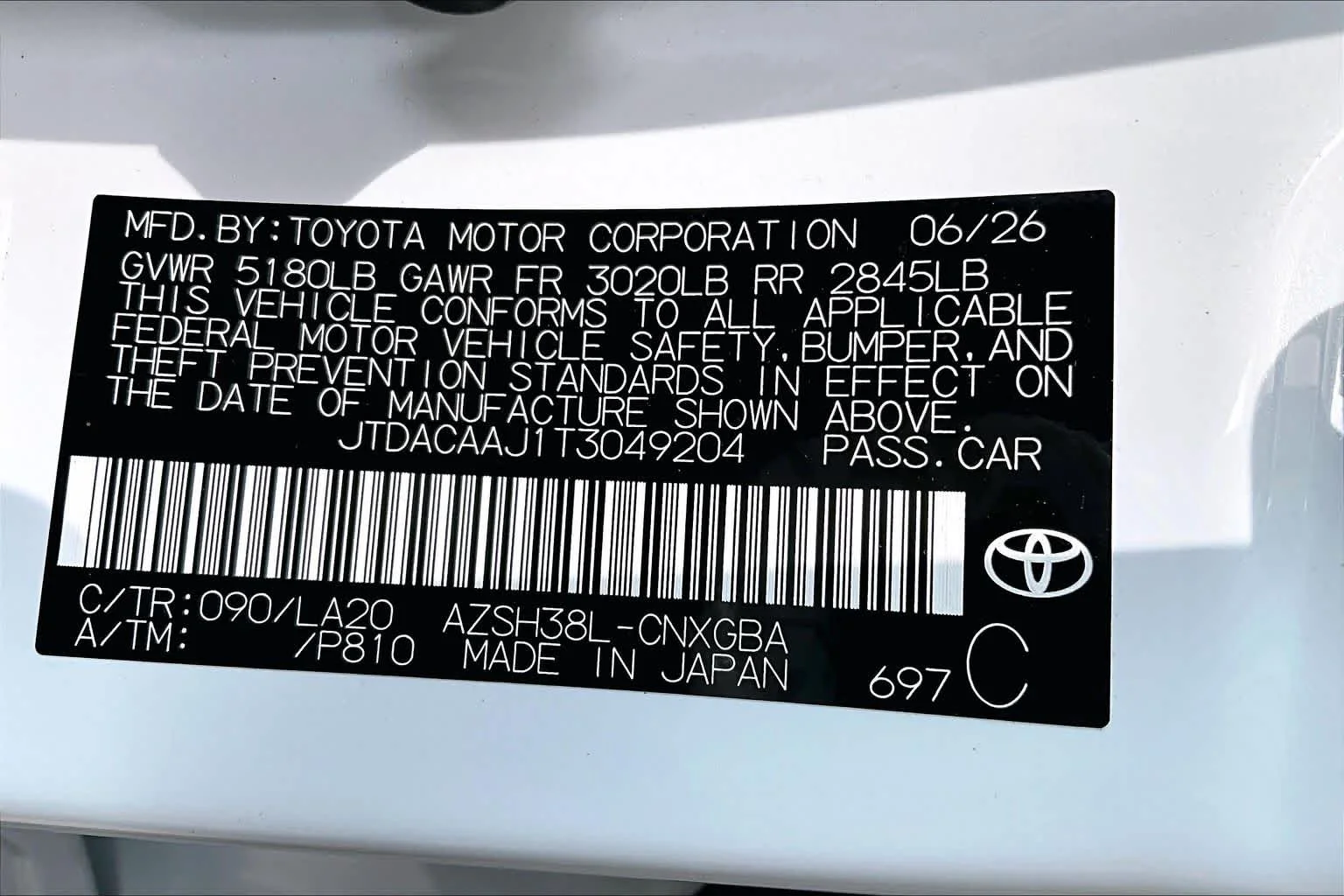 New 2026 Oxygen White Toyota Limited image 20
