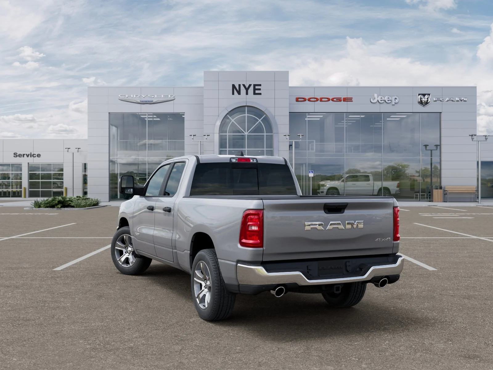New 2025 Billet Silver Metallic Clear-Coat Exterior Paint RAM Tradesman image 30