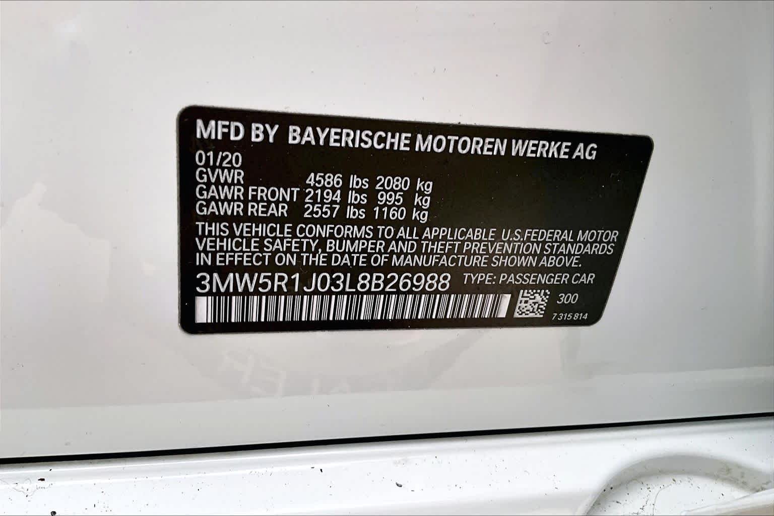Used 2020 Alpine White BMW 330i image 35