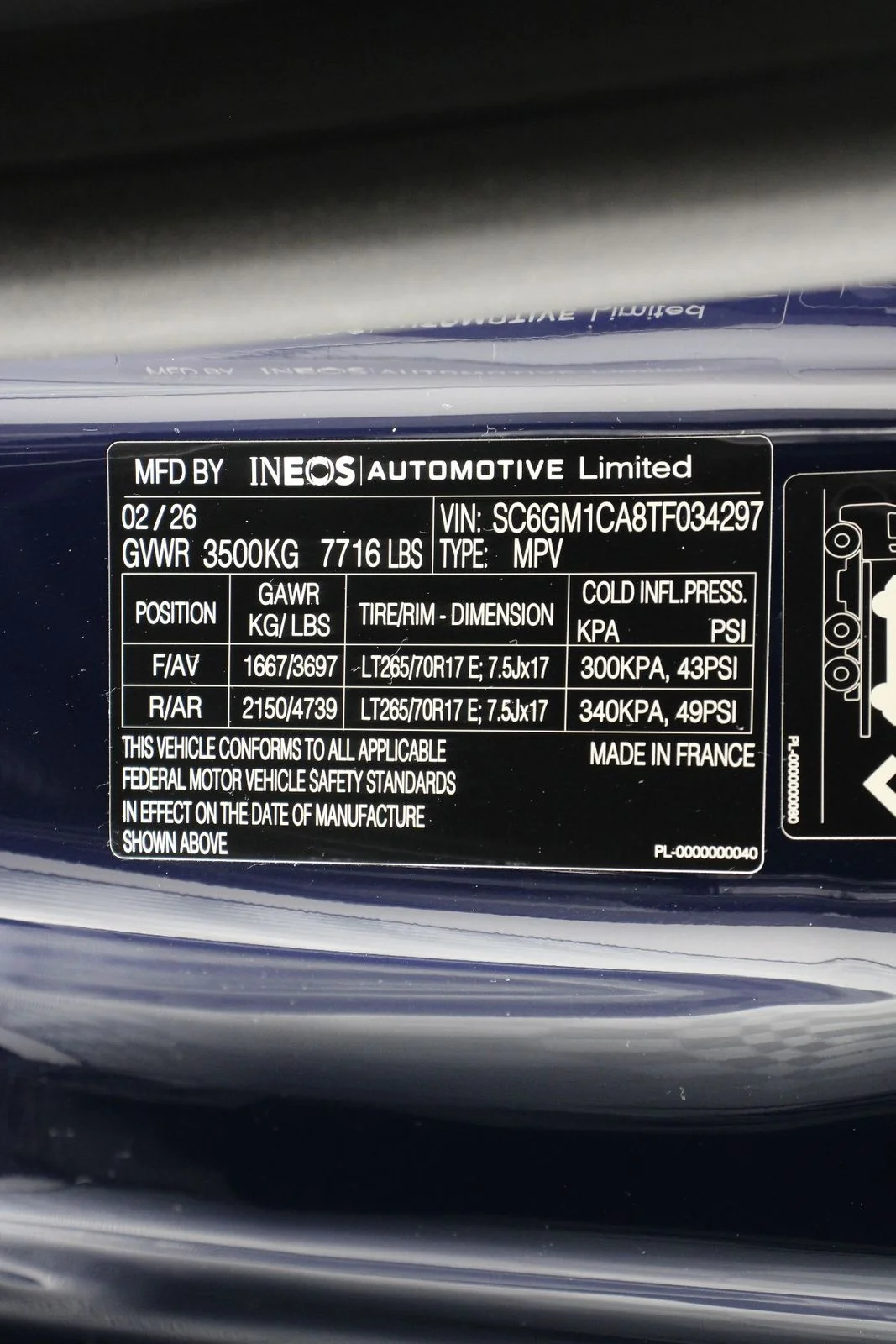 New 2026 Britannia Blue INEOS Base image 21