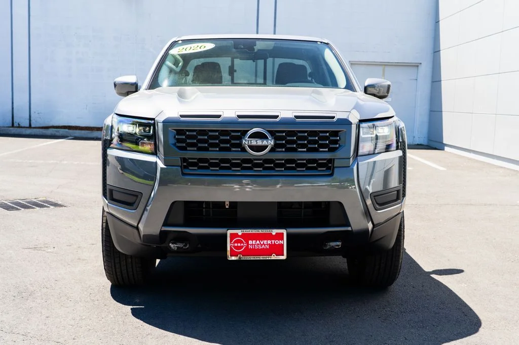 New 2026 Gun Metallic Nissan Crew Cab SV Long Bed image 2
