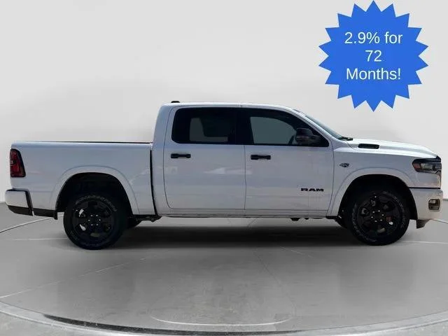 New 2026 Bright White Clear-Coat Exterior Paint RAM BIG HORN image 2