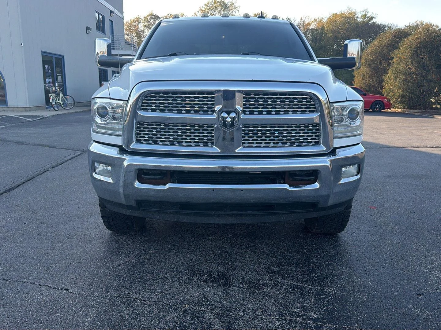 Used 2015 Bright White Clearcoat Ram Laramie image 2
