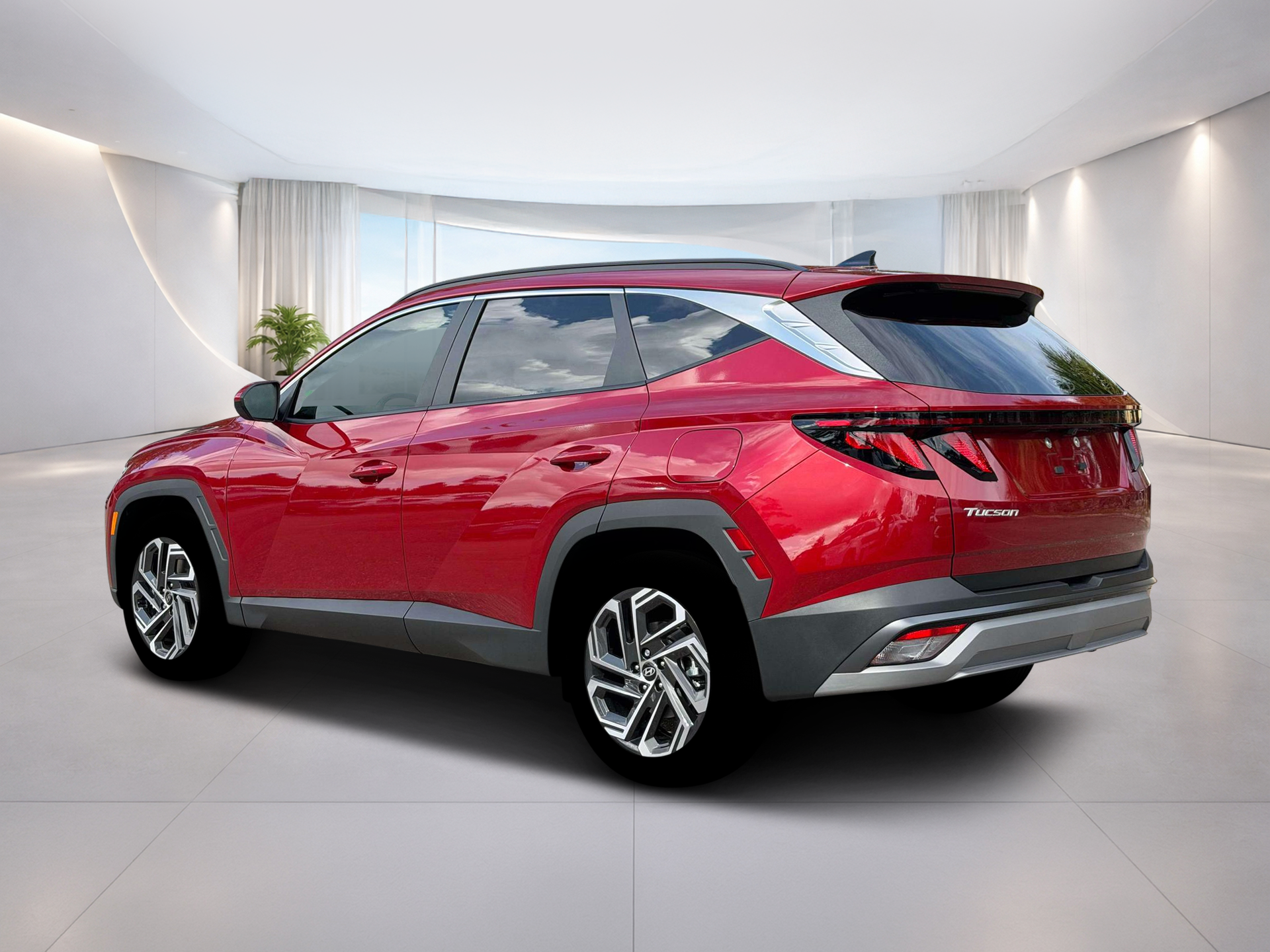 New 2026 Red Hyundai SEL Plus AWD image 4