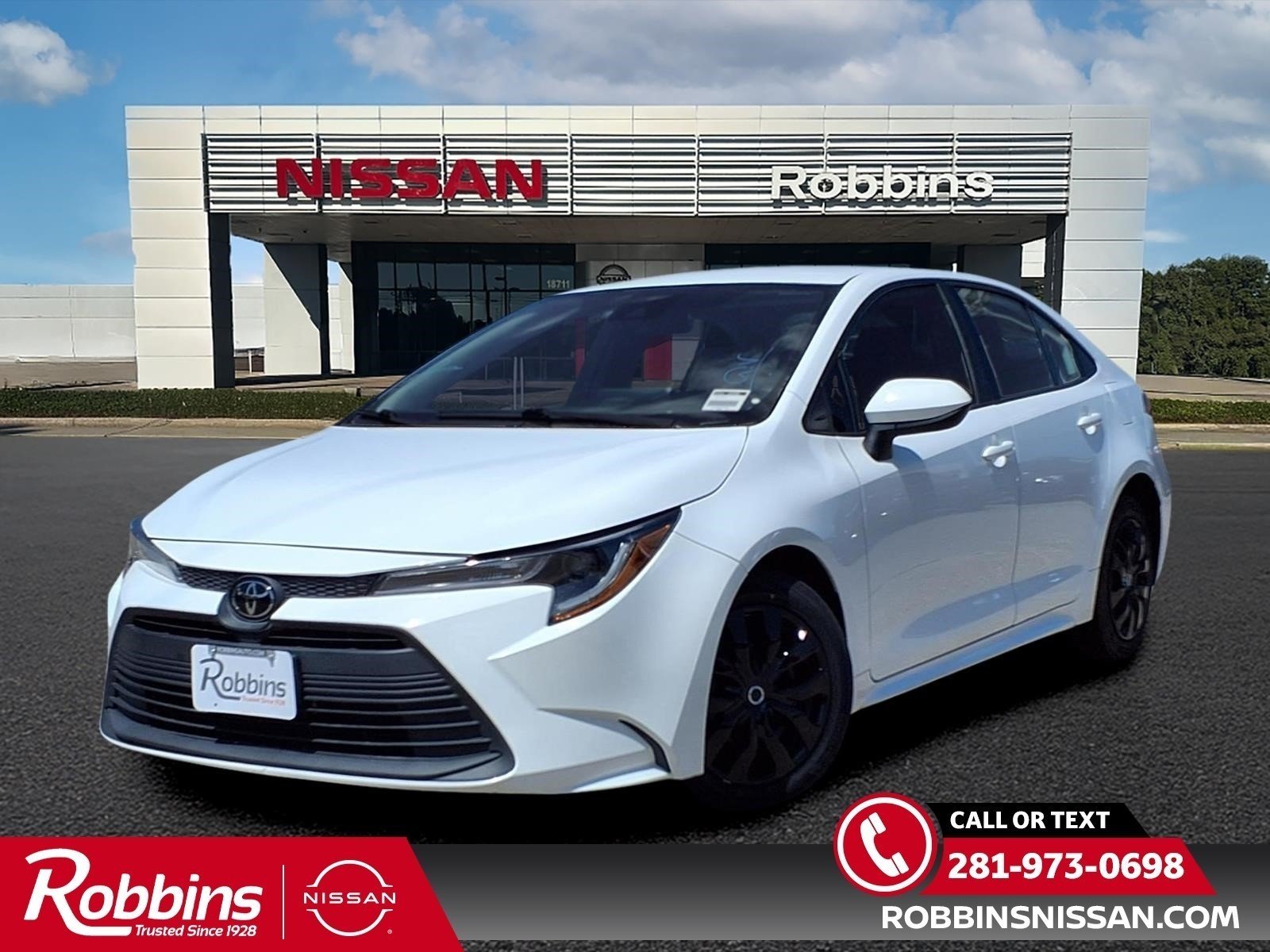 2023 Toyota Corolla LE White at Delta Auto Alliance