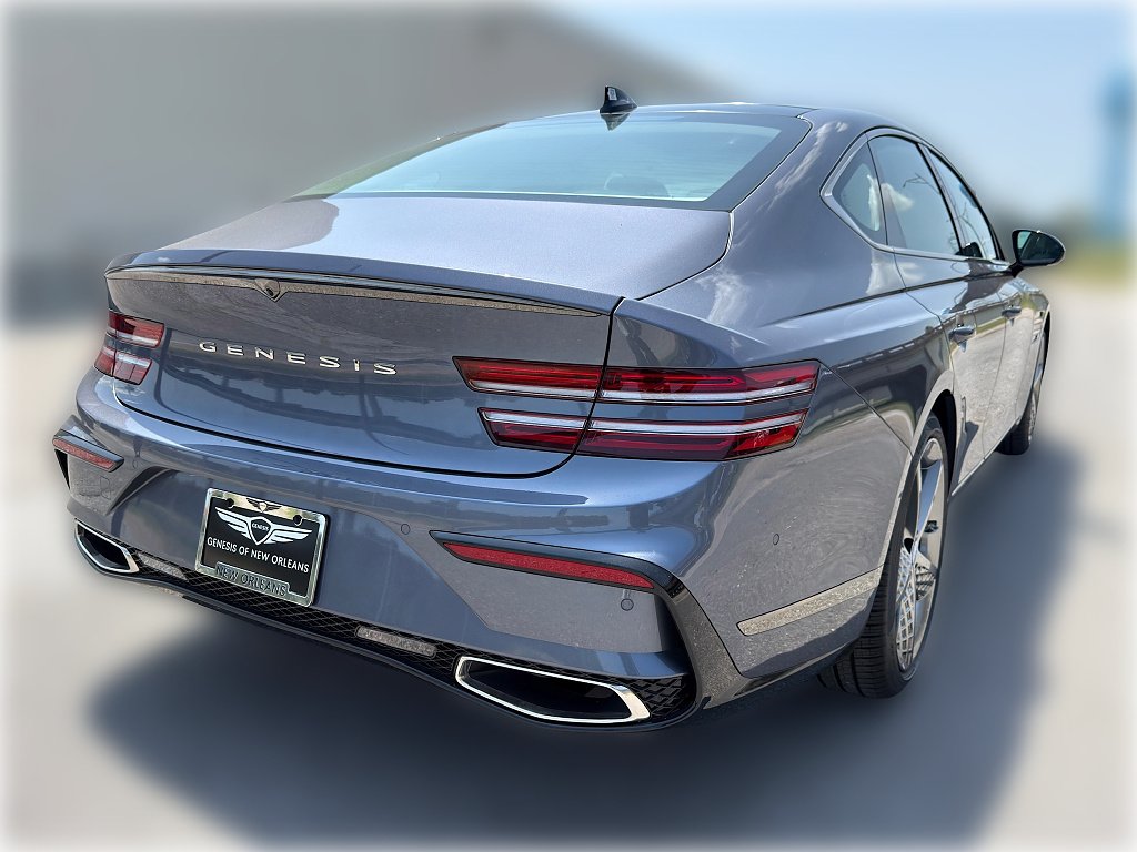 New 2027 Ceres Blue Metallic Genesis 3.5T Sport Prestige image 9