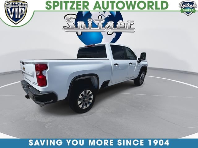 2026 Chevrolet Silverado 2500 HD Custom White at Spitzer Autoworld Chevy Buick GMC Cadillac