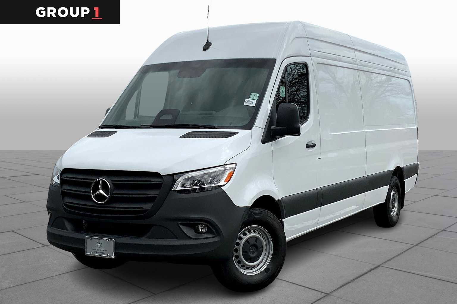 Arctic White 2025 Mercedes-Benz Sprinter Cargo 2500 170 High Roof RWD Van Rear-Wheel Drive