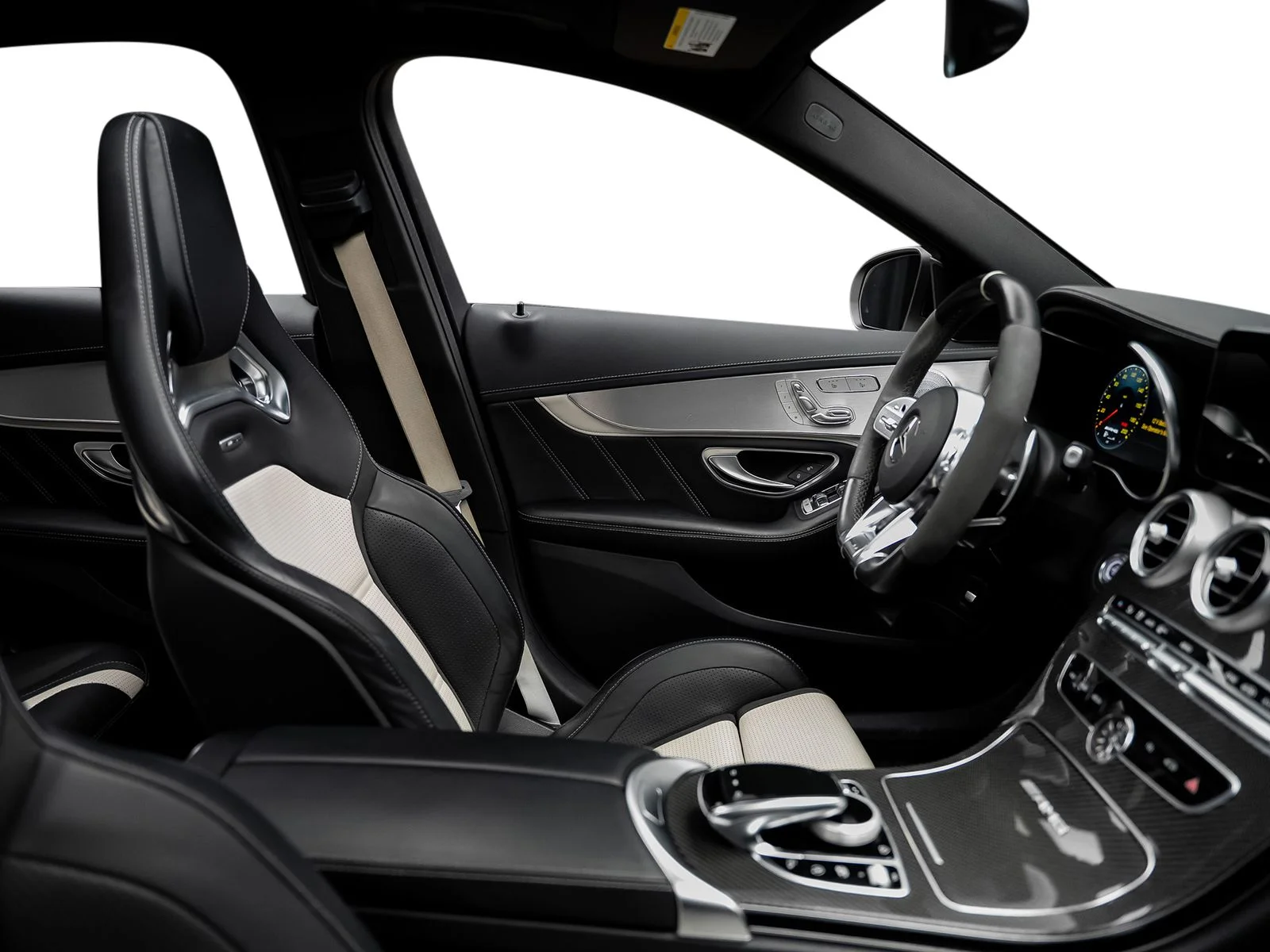 Used 2021 White Mercedes-Benz C 63 S AMG® image 65