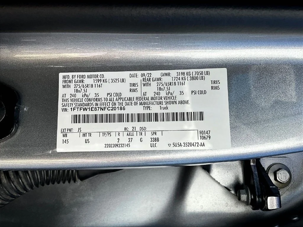 Used 2022 Silver Ford XLT image 23