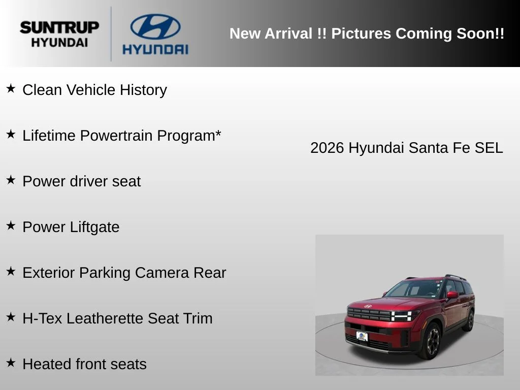 Used 2026 Ultimate Red Hyundai SEL image 5