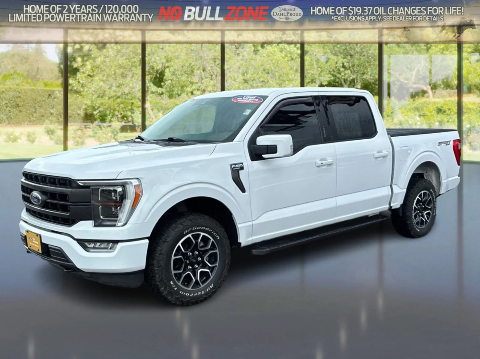 Used 2021 White Ford LARIAT image 1