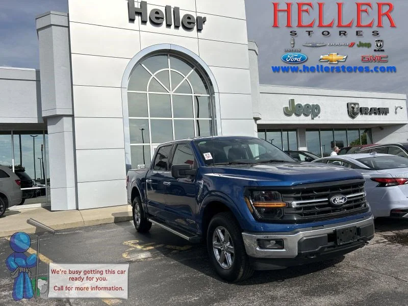 Used 2024 Atlas Blue Metallic Ford XLT image 1