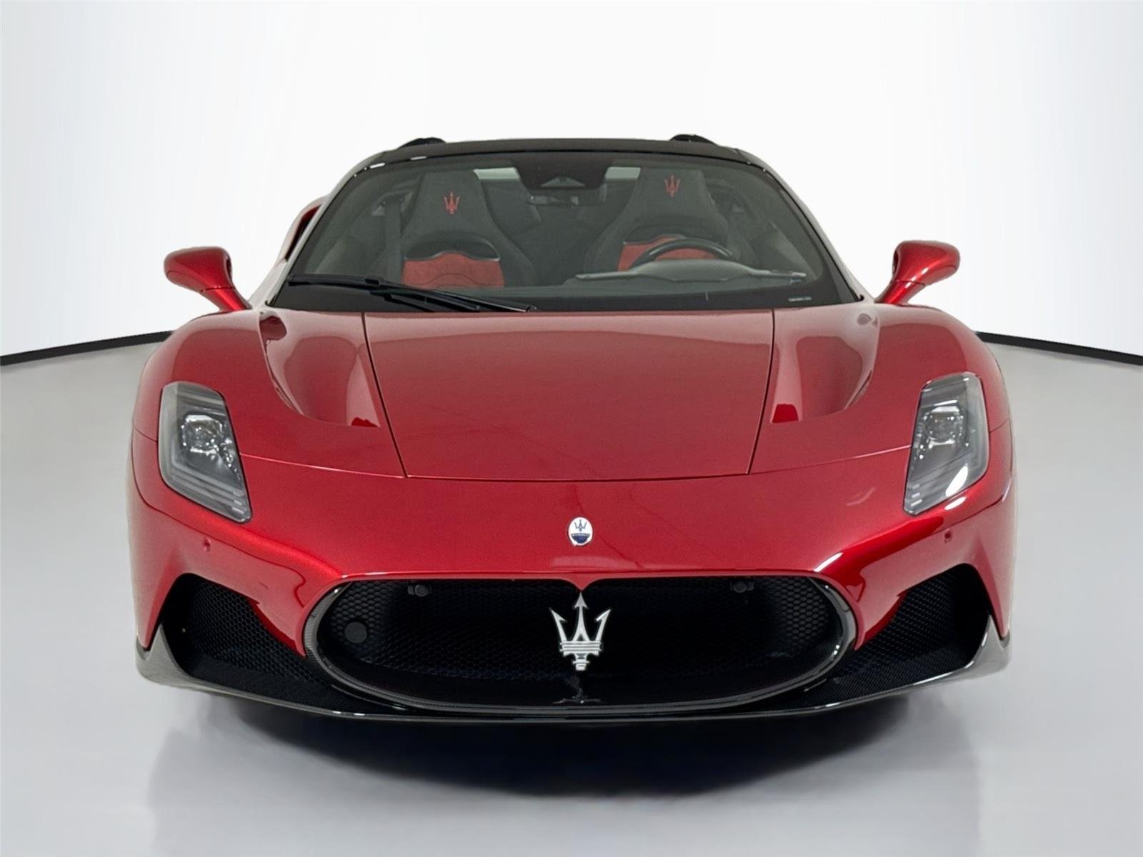 Used 2023 Exclusive Rosso Vincente Maserati Cielo Spider | $350k MSRP | Carbon Race Seats | Int & Ext Carbon image 11