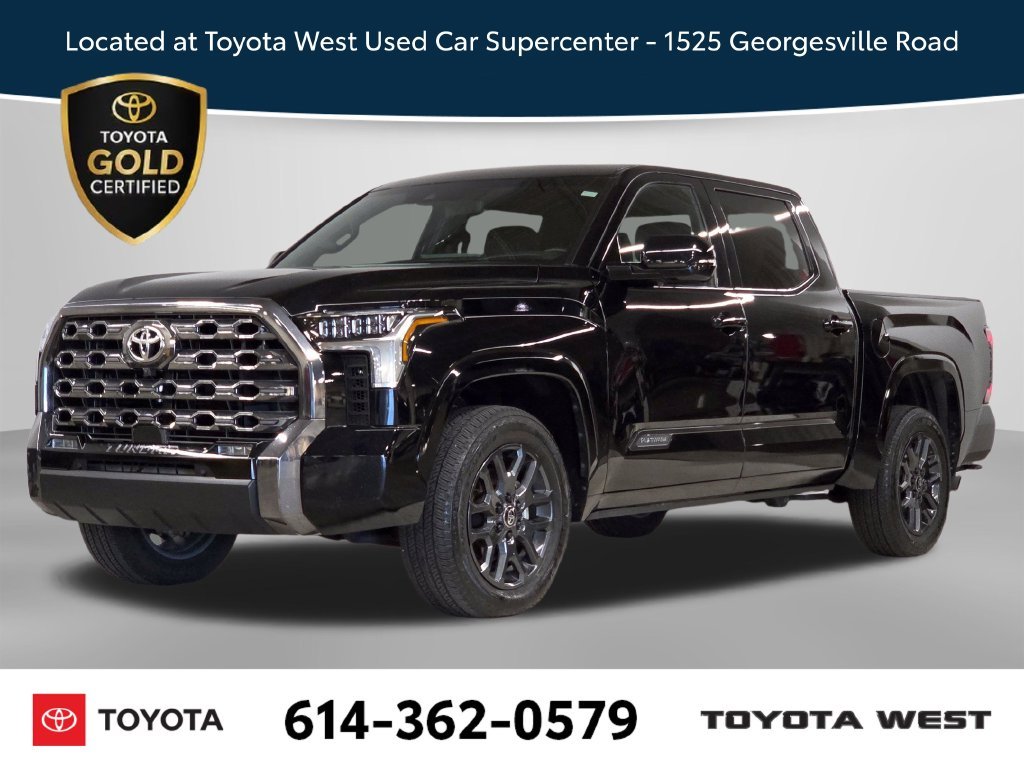 Certified Used 2025 Black Toyota Platinum image 1