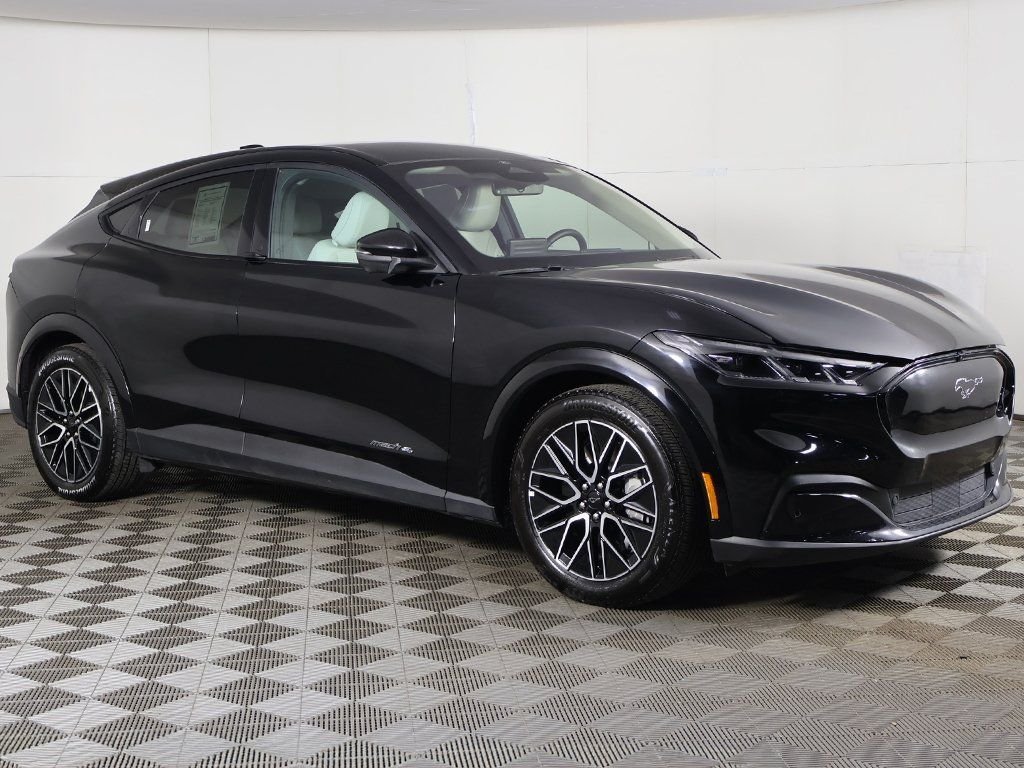 Used 2025 Ford Mustang Mach-E Premium AWD with VIN 3FMTK3SU2SMA06046 for sale in Bedford, OH