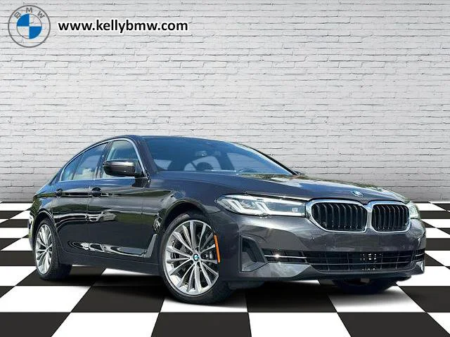 Certified Used 2023 Dark Graphite Metallic BMW 530i xDrive image 1