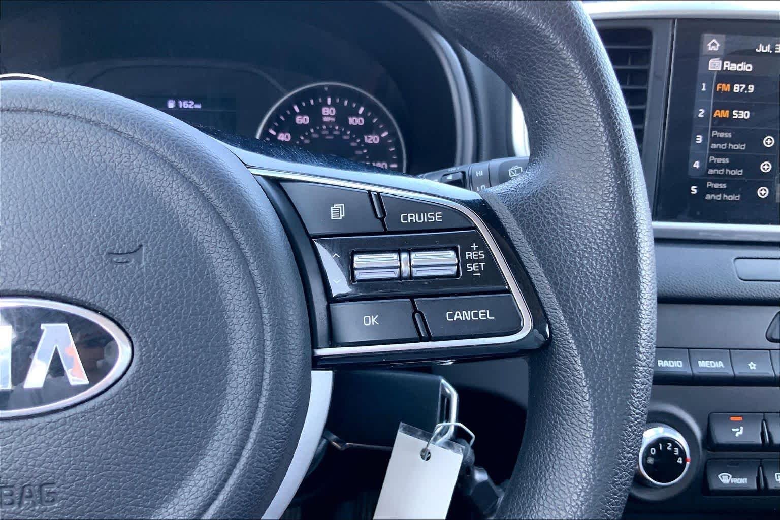Used 2021 Snow White Pearl Kia LX image 25