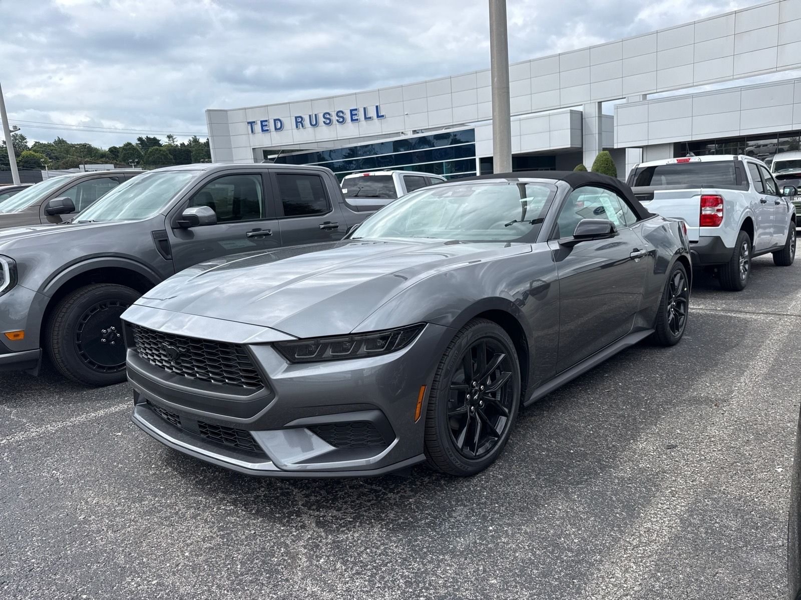 New 2026 Carbonized Gray Metallic Ford EcoBoost® Premium Convertible image 1