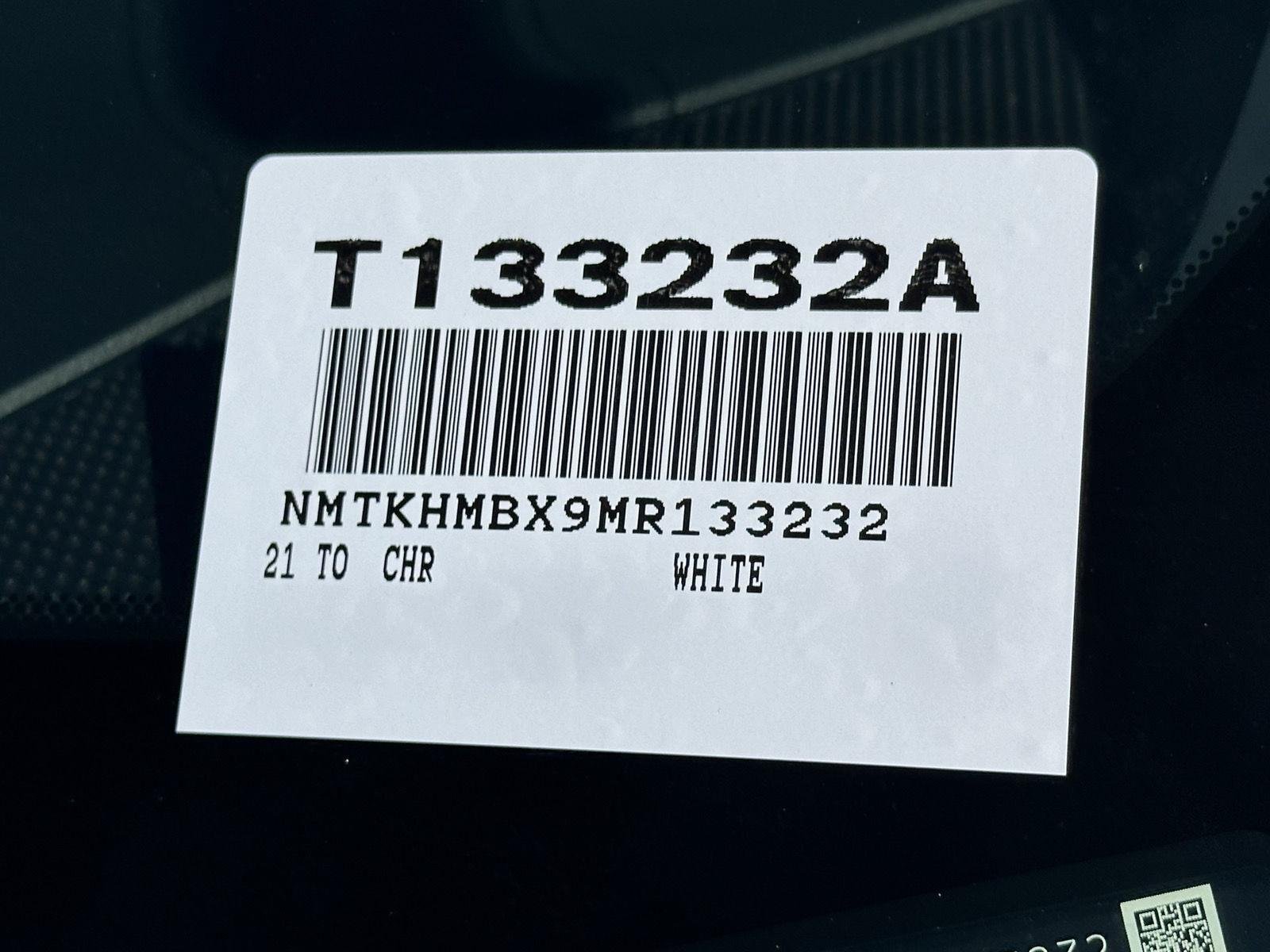 Used 2021 Blizzard Pearl Toyota LE image 16