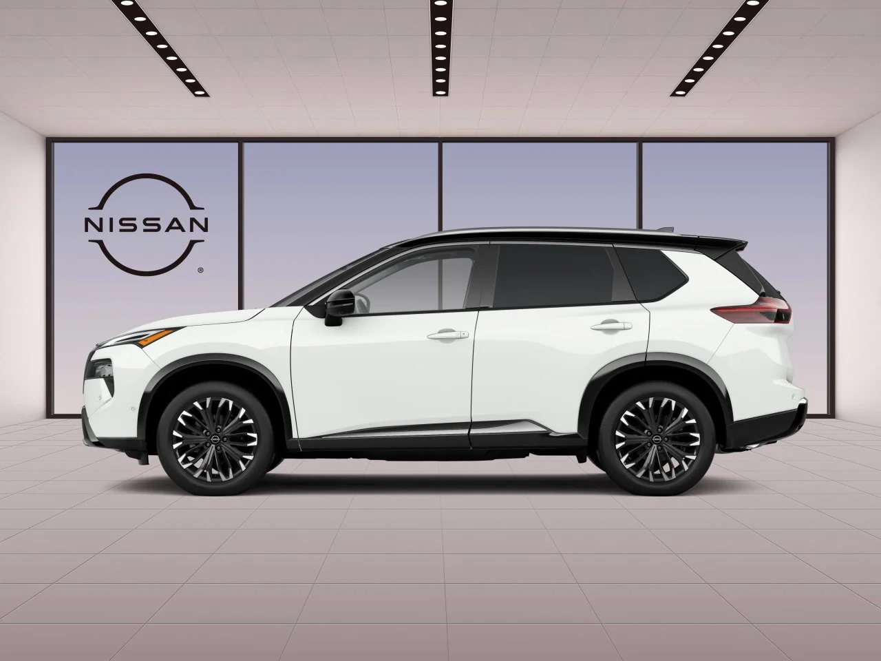 New 2026 Everest White Pearl TriCoat / Super Black Two-tone Nissan Platinum image 8
