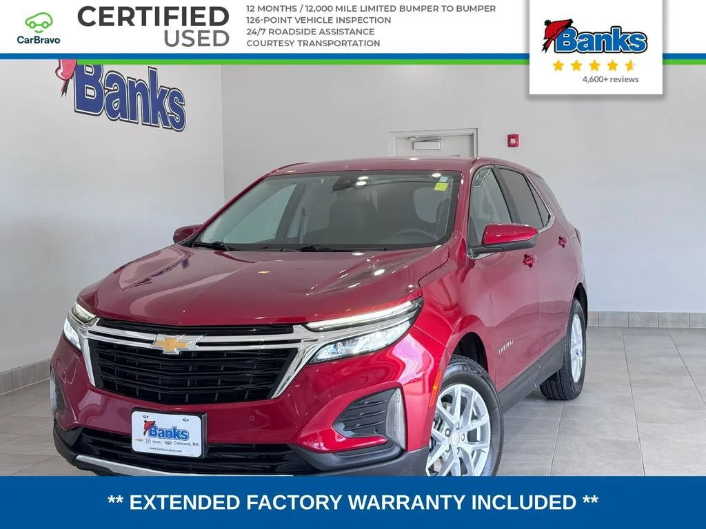 Certified Used 2023 Radiant Red Tintcoat Chevrolet LT image 1