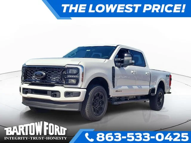 New 2026 White Metallic Ford Lariat image 1