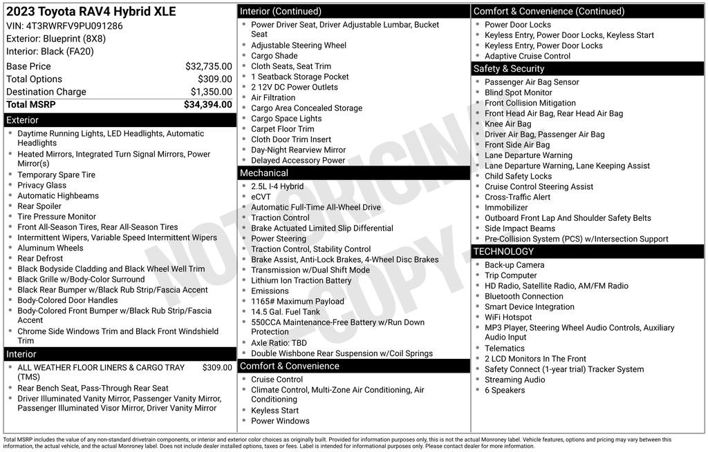 Used 2023  Toyota XLE image 6