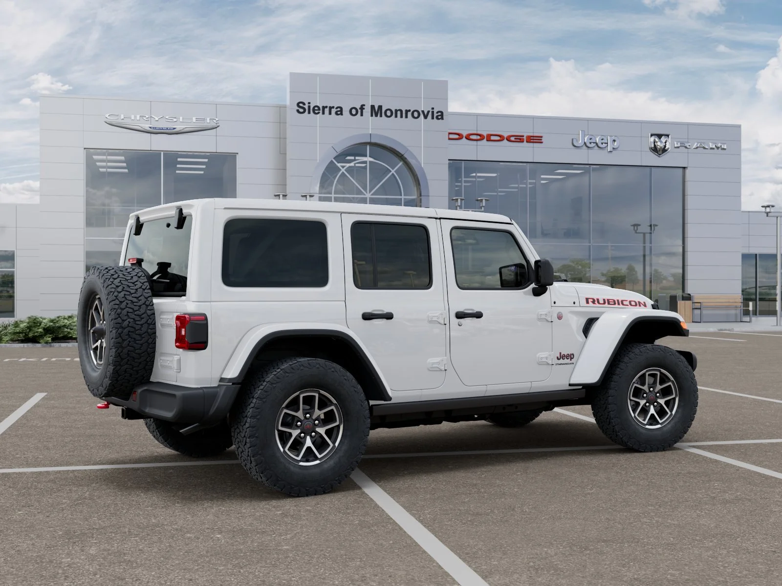 New 2027 Bright White Clear-Coat Paint Jeep Rubicon image 30