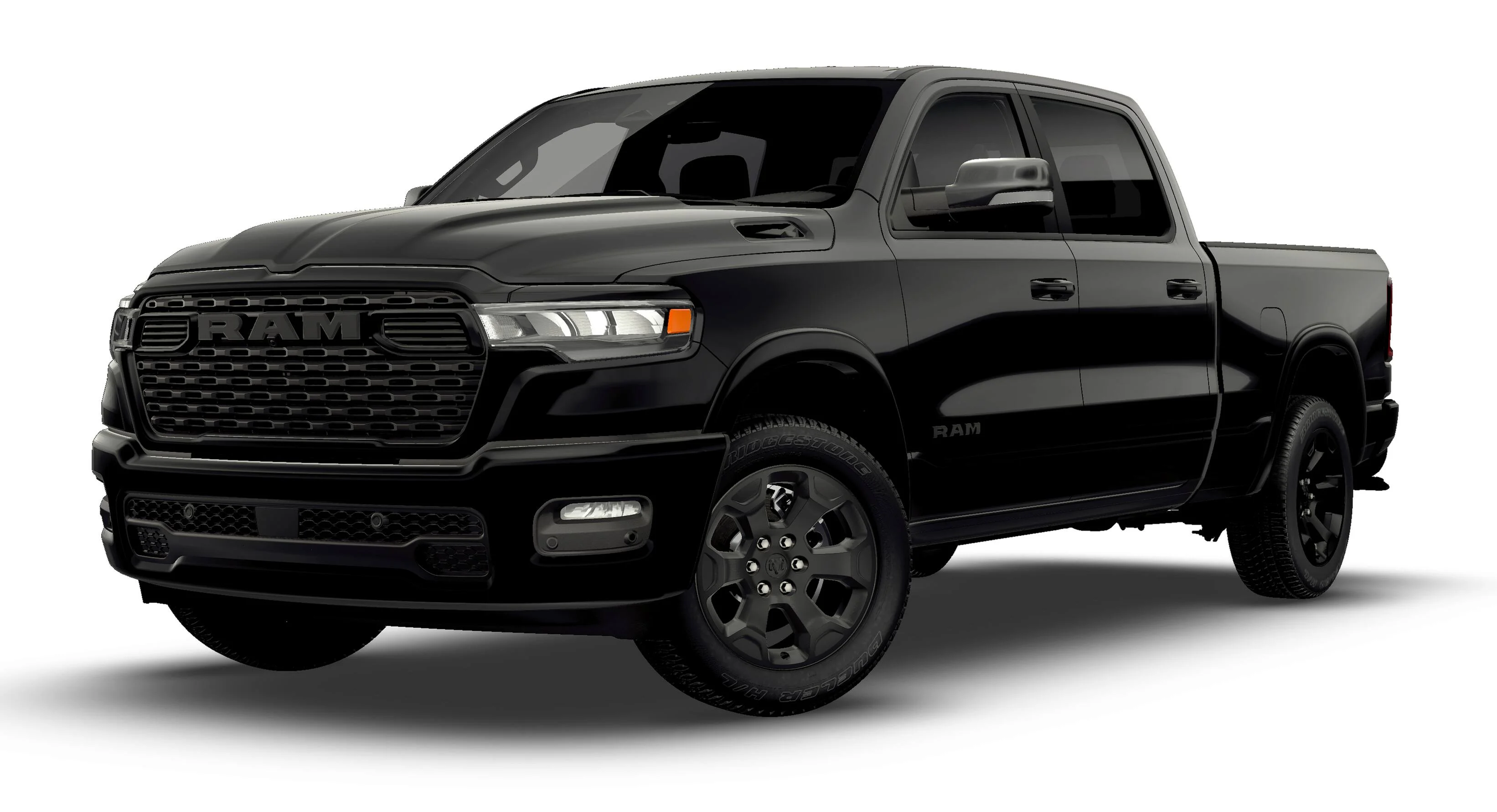 New 2026 Diamond Black Crystal Pearl-Coat Exterior Paint RAM Big Horn/Lone Star image 13