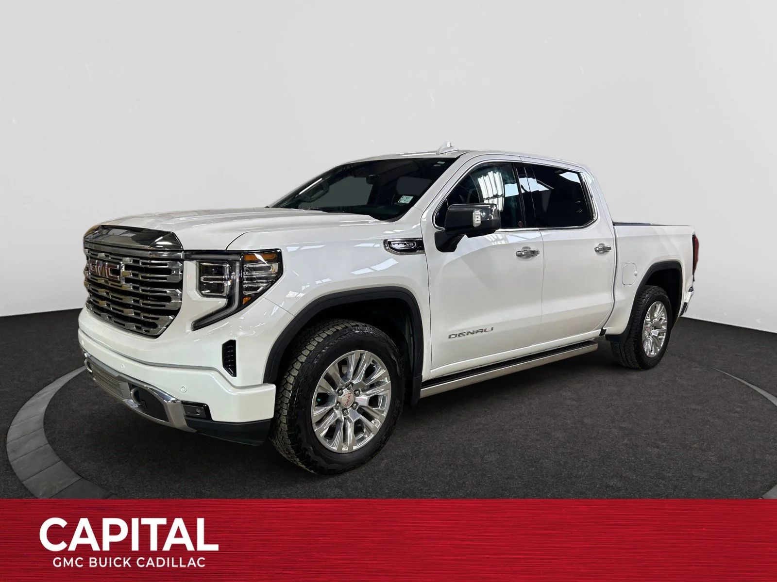 Used 2023 White GMC Denali Crew Cab image 1