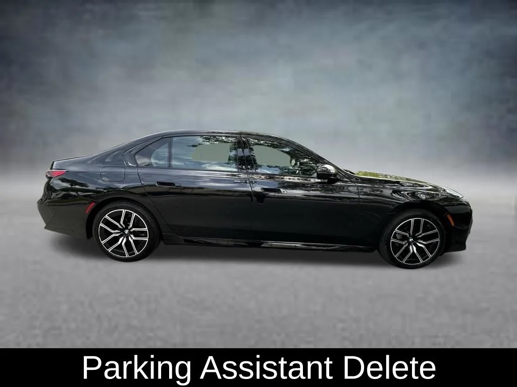 Certified Used 2025 Black BMW 740i xDrive image 8