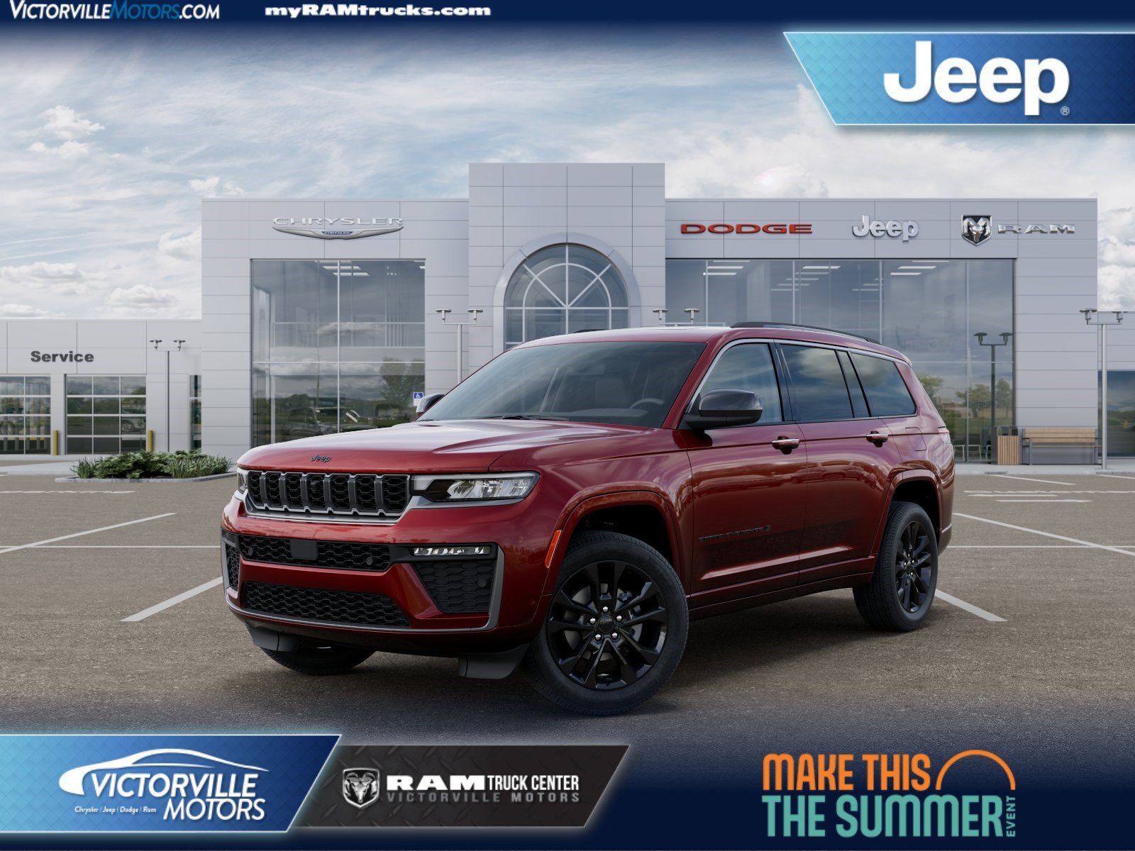 New 2026 Velvet Red Pearl-Coat Exterior Paint Jeep Limited Reserve image 1