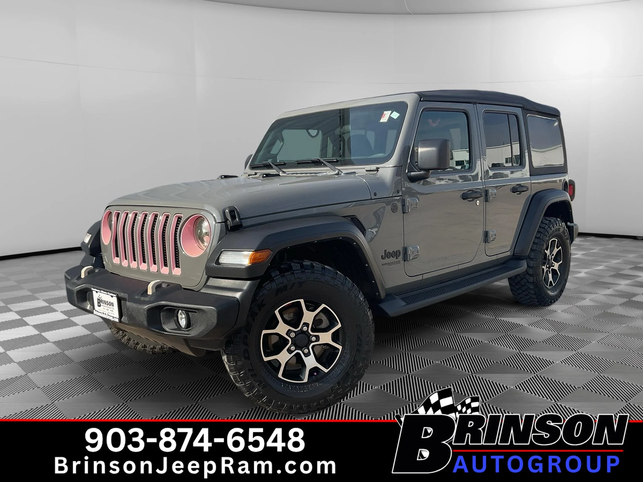 Used 2022 Sting-Gray Clearcoat Jeep Unlimited Sport S image 1