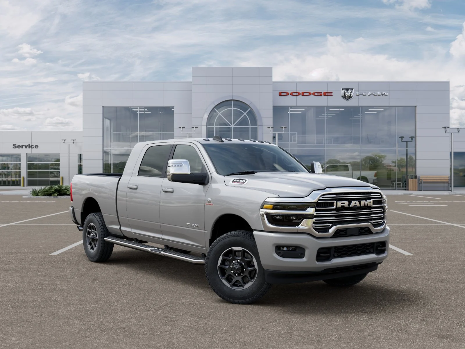 New 2026 Silver-Zynith Exterior Paint RAM Laramie image 32