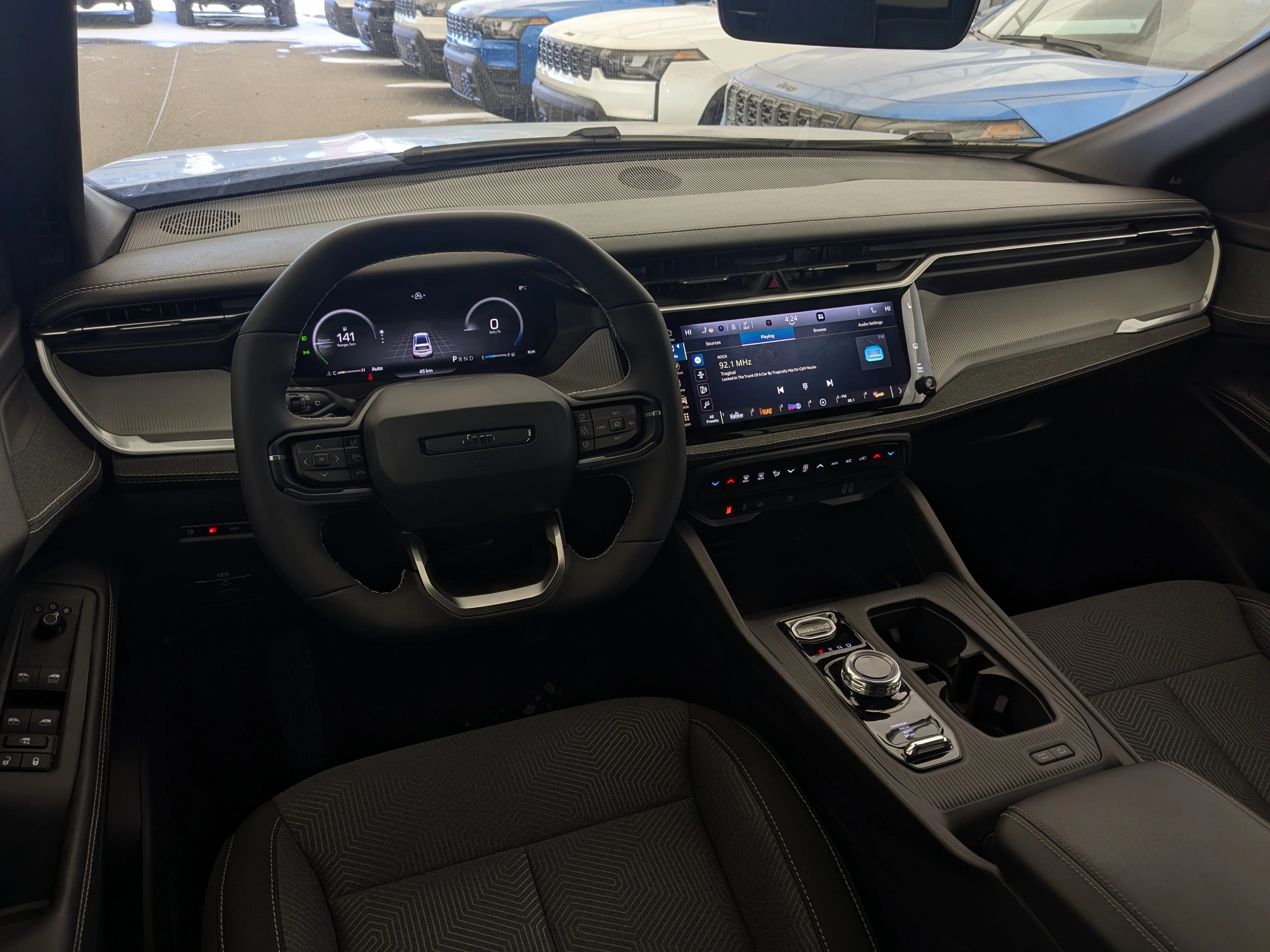 New 2026 Grey Jeep Laredo - - Pkg 23F - Compact Spare - 1.6L Turbo Hybrid - 12.3 Touchscreen & More image 24