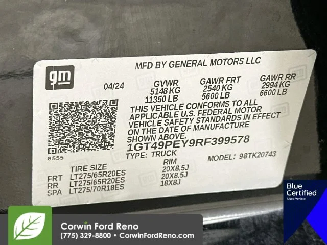 Used 2024 Onyx Black GMC AT4 image 39