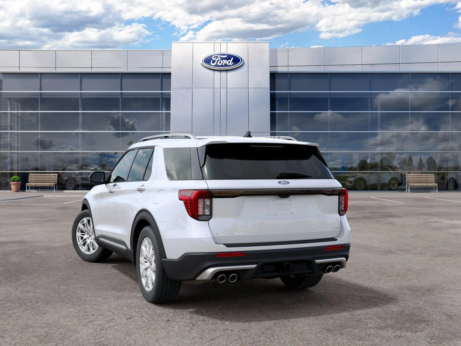 New 2027 Star White Metallic Tri-Coat Ford Platinum™ image 7