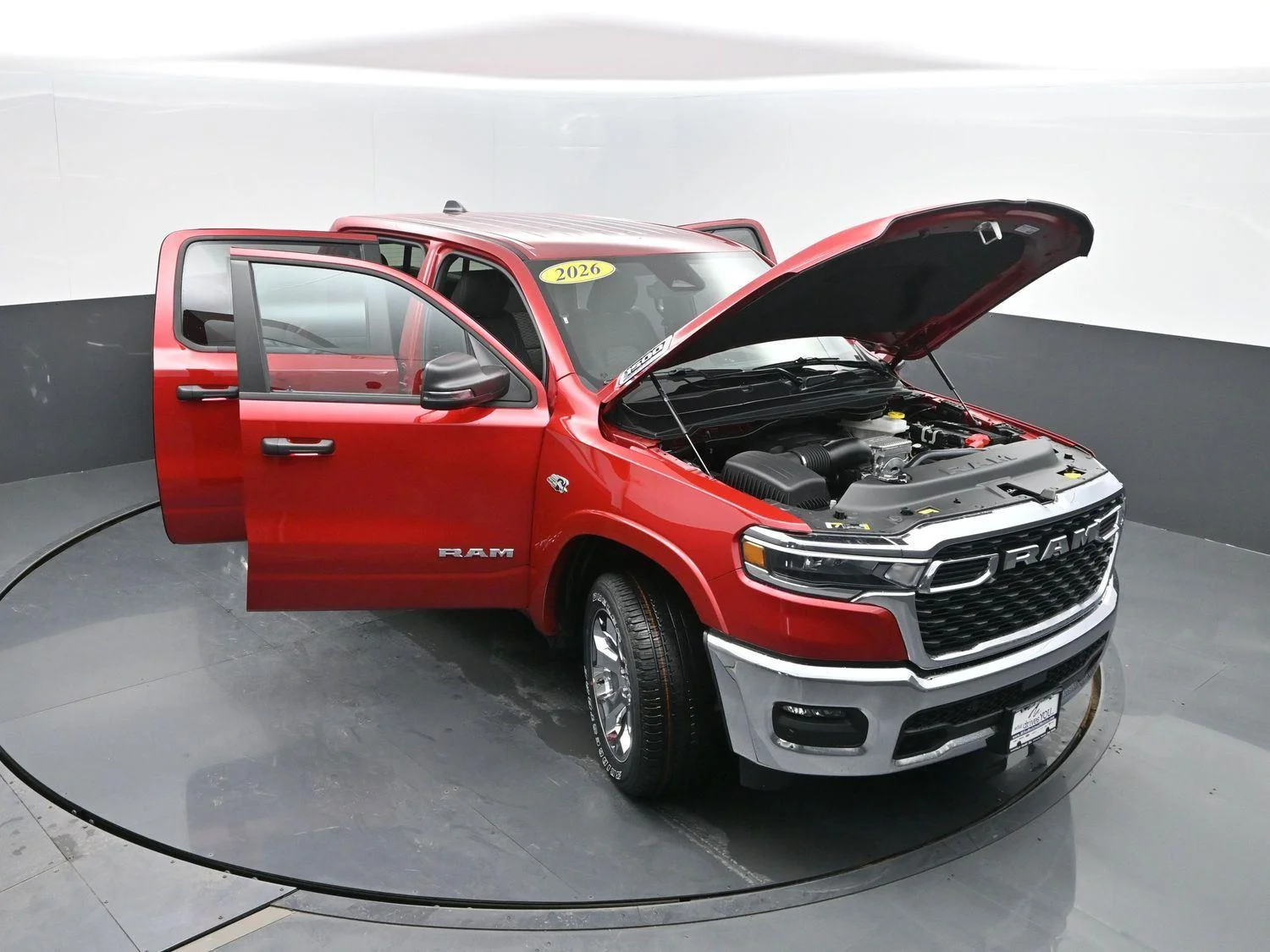 New 2026 Molten Red Pearl-Coat Exterior Paint RAM Big Horn image 48