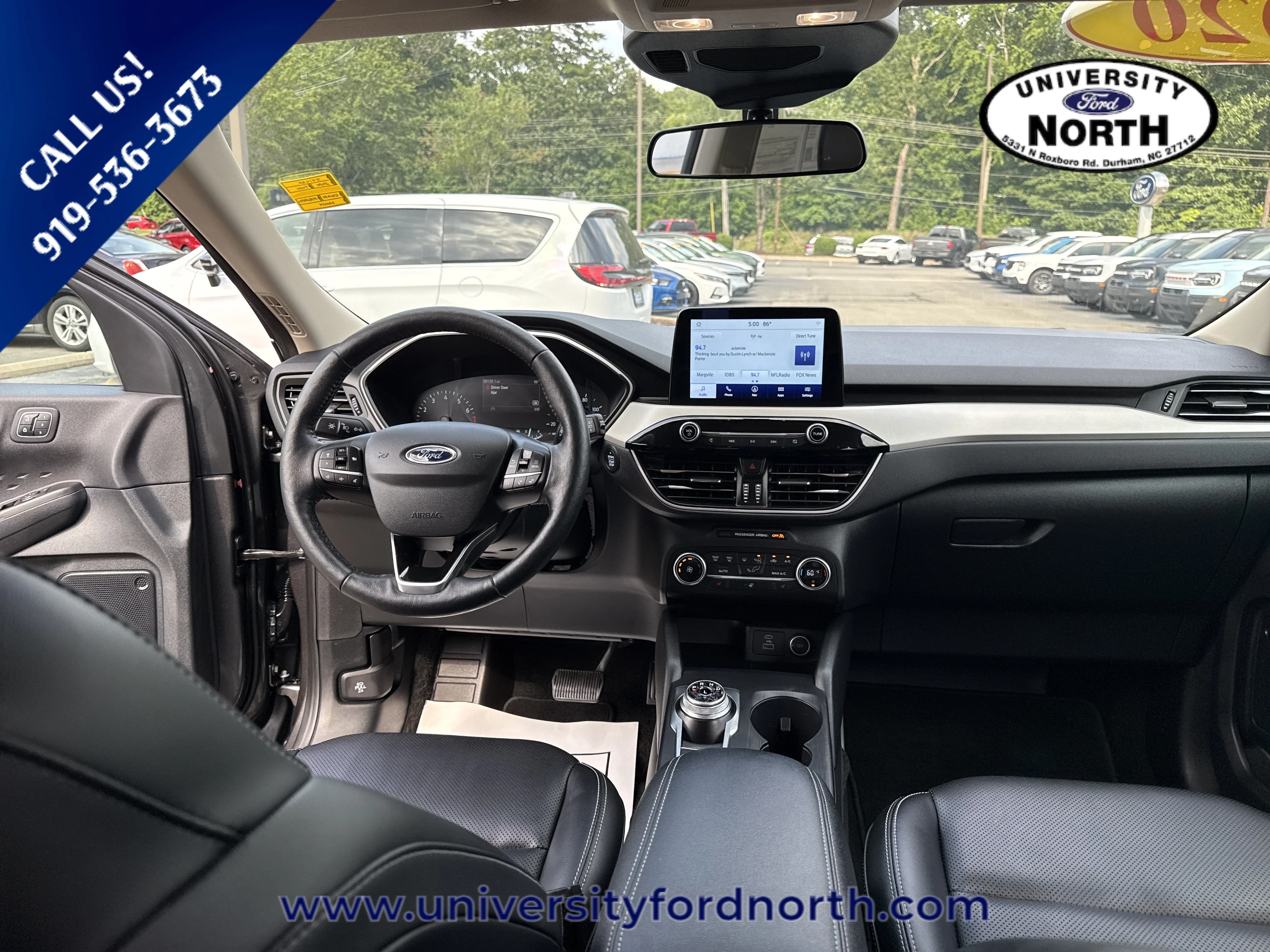 Used 2020 Magnetic Metallic Ford SEL image 39