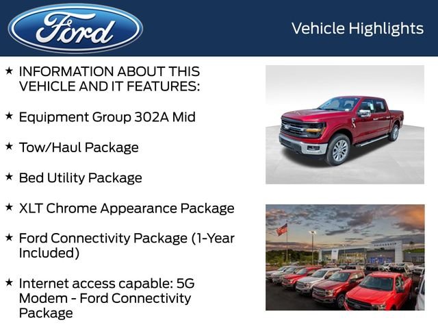 New 2026 Ruby Red Metallic Tinted Clearcoat Ford XLT image 4