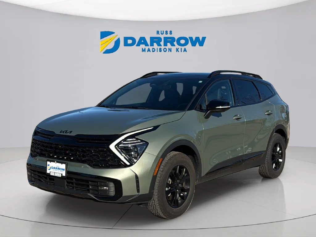 Used 2025 Jungle Green/Ebony Black Roof Kia X-Pro Prestige image 1