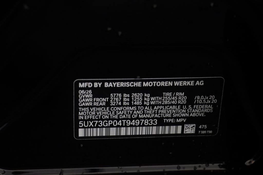 New 2026 Black Sapphire Metallic BMW M50 xDrive image 24
