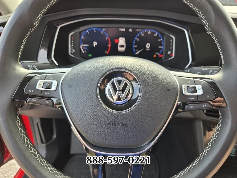 Certified Used 2021 Tornado Red Volkswagen SEL image 26