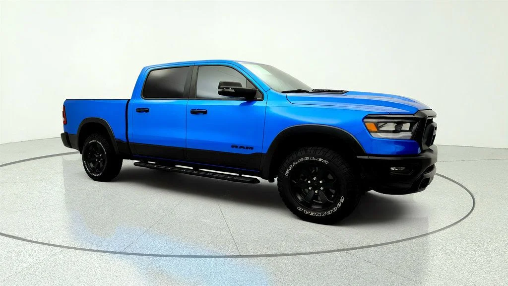 Used 2024 Hydro Blue Pearlcoat Ram Rebel 4x4 Crew Cab 5