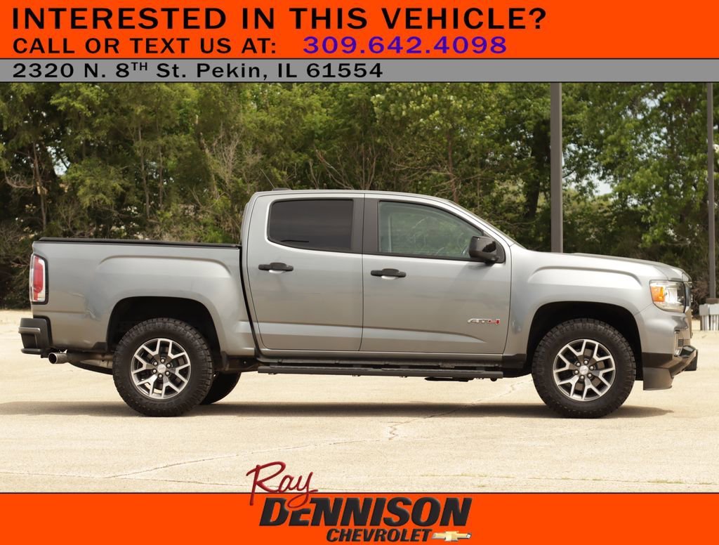 Used 2022 Satin Steel Metallic GMC AT4 - Leather image 8