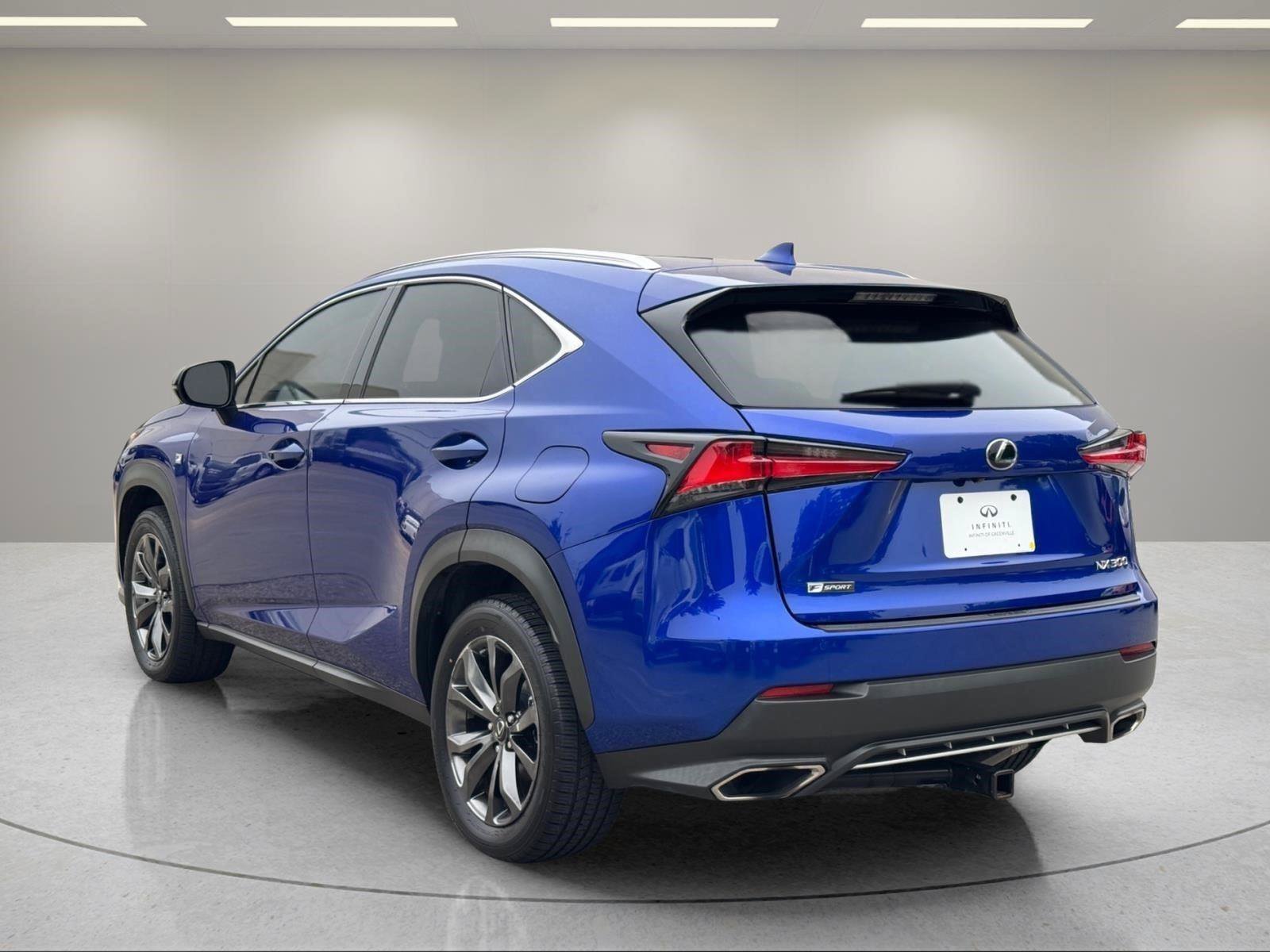 Used 2018 Ultrasonic Blue Mica 2.0 Lexus NX 300 F Sport image 3