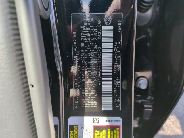 New 2026 Midnight Black Metallic Toyota XSE image 36