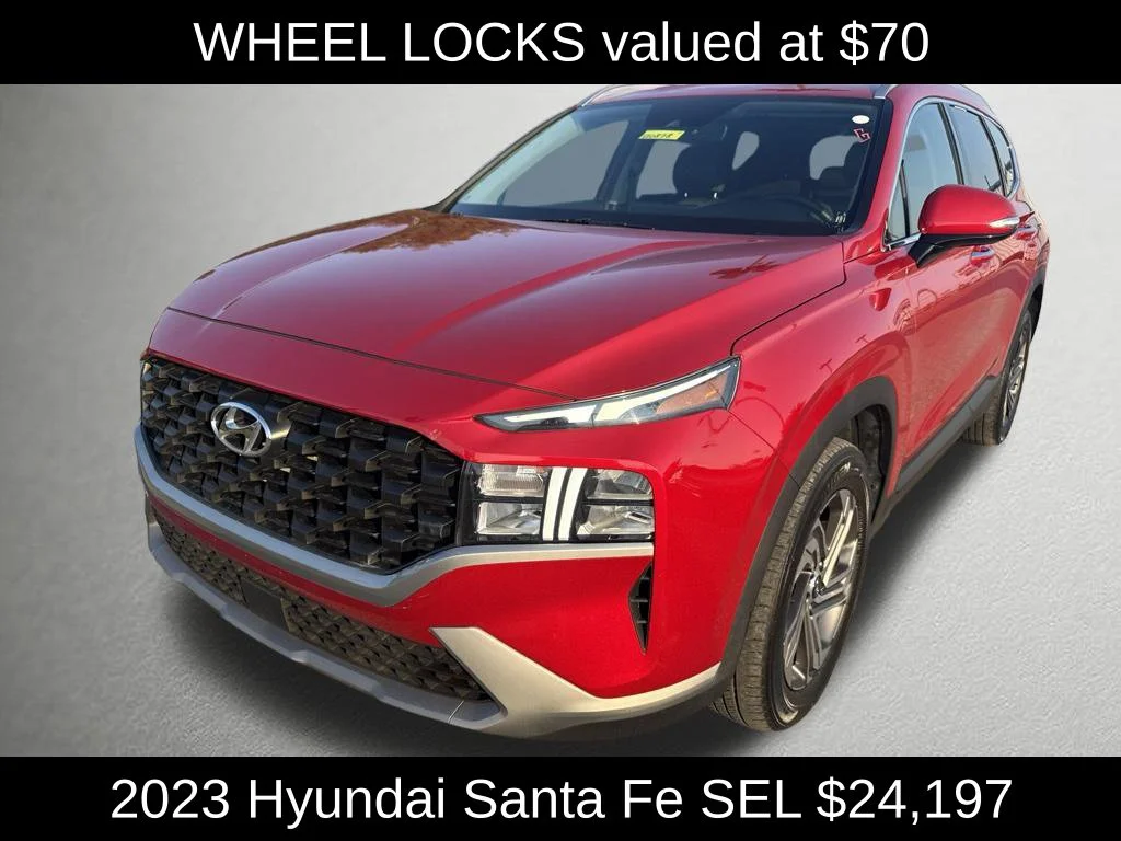 Used 2023 Red Hyundai SEL image 7